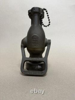 BUSE DE INCENDIE EN BRONZE MASSIF NAVY AKRON 4AN VINTAGE FAST SHIP 1.5 NH NST 52 GPM