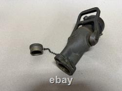 BUSE DE INCENDIE EN BRONZE MASSIF NAVY AKRON 4AN VINTAGE FAST SHIP 1.5 NH NST 52 GPM