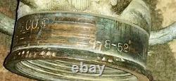 Buse Vintage 30 en Laiton et Cuivre pour Tuyau d'Incendie de 1952 de la Compagnie de Fabrication W D Allen à Chicago