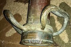 Buse Vintage 30 en Laiton et Cuivre pour Tuyau d'Incendie de 1952 de la Compagnie de Fabrication W D Allen à Chicago