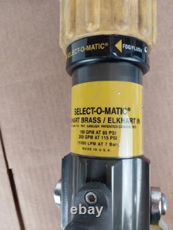Buse à brouillard de lutte contre l'incendie Elkhart Brass 1,5 NH Select-O-Matic SM30FG 75-325 gpm