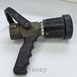 Buse à brouillard en laiton AKRON Style 3021 1,5 pouce avec poignée pistolet pour pompier