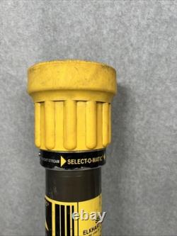 Buse à incendie Elkhart Brass DSM-30F Select-O-Matic avec poignée pistolet 1964 3 NH 1