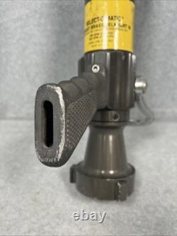 Buse à incendie Elkhart Brass DSM-30F Select-O-Matic avec poignée pistolet 1964 3 NH 1