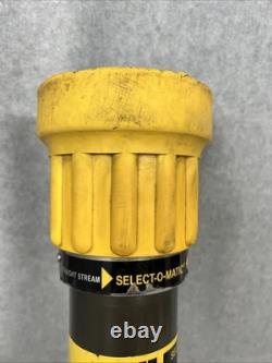 Buse à incendie Elkhart Brass DSM-30F Select-O-Matic avec poignée pistolet 1964 3 NH 1