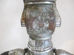 Buse à incendie en laiton nickelé vintage d'Akron (SFD 4)