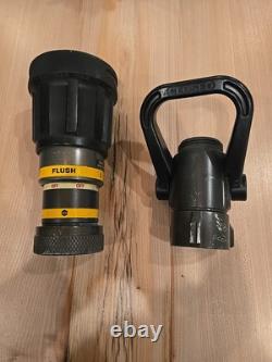Buse automatique pour tuyau d'incendie 1 1/2 NH Akron Fog Tip 200 GPM Sauvetage incendie