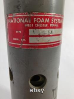 Buse d'aspiration de tuyau de lutte contre l'incendie Vintage National Foam