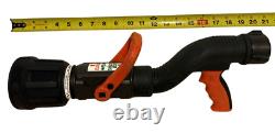 Buse d'incendie Akron SaberJet Style 1532 1,5 avec poignée pistolet, orange