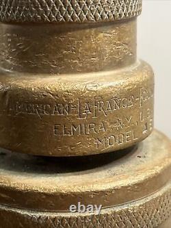 Buse d'incendie Antique Brass American LaFrance Foamite Core Alfco en français