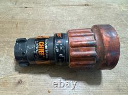 Buse d’incendie Elkhart Brass Chief pour tuyau, modèle 4000-22, jet droit/brouillard (d)
