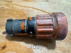 Buse d'incendie Elkhart Brass Chief pour tuyau, modèle 4000-22, jet droit/brouillard (g)