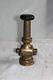 Buse D'incendie Eureka En Laiton Vintage De 1 1/2 Pouces
