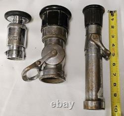 Buse d'incendie Lot Wooster Brass Co Impérial Akron 23 GPM Elkhart S-205-B S205B