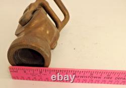 Buse d'incendie en laiton antique FOG NOZZLE INTERNATIONAL INC. 8¾ livres