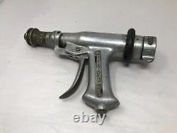 Buse d'incendie en laiton vintage Santa Rosa avec bouton de déclenchement rapide RARE