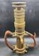 Buse D&rsquo;incendie Vintage Akron Brass 15,25 &agrave; Double Poign&eacute;es En Cuir Brevet 2127188