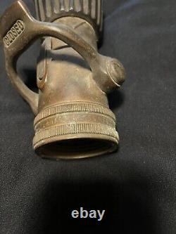 Buse d'incendie vintage Elkhart Brass des chemins de fer B & M