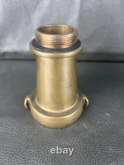 Buse d'incendie vintage Elkhart à levier de coupure, manquant le bouton de coupure avec rizer