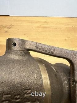 Buse d’incendie vintage en laiton massif 1 1/2, semble neuve, ancien stock neuf #0657