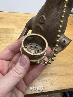 Buse d’incendie vintage en laiton massif 1 1/2, semble neuve, ancien stock neuf #0657