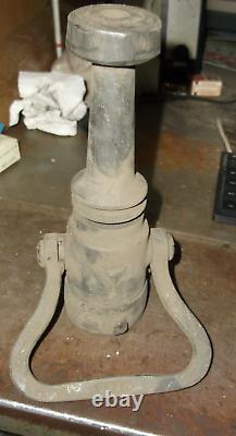 Buse de Tuyau d'Incendie Vintage Elkhart Brass 1/2 (862)