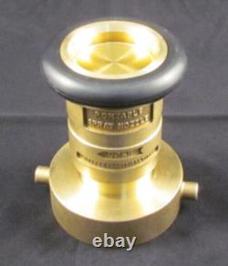 Buse de Tuyau d'Incendie en Laiton Certifiée Ul, Ulc Amd Fm 2.5 Nst / Nh