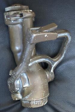 Buse de contrôle de feu du pont d'envol de la marine USN en laiton vintage, San Jose, Californie
