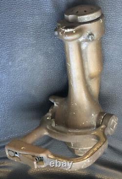 Buse de contrôle de feu du pont d'envol de la marine USN en laiton vintage, San Jose, Californie