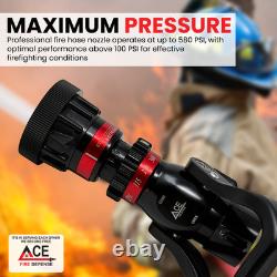 Buse de défense incendie à poignée pistolet professionnelle 1.5 NH/NST, utiliser de l'eau à haute pression