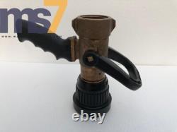 Buse de lutte contre l'incendie en laiton à poignée pistolet Akron Style 3020 1-1/2 #dommages en caoutchouc