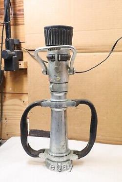 Buse de lutte contre l'incendie en laiton vintage par Elkhart Brass Co