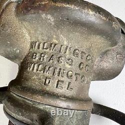 Buse de lutte contre les incendies en laiton Vintage Wilmington Brass Co. 33