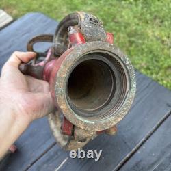 Buse de pompier vintage Elkhart Brass Co. Indiana Pompiers Département de pompiers 17