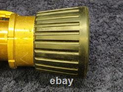 Buse de pulvérisation pour tuyau d’incendie en laiton Elkhart 95 GPM SFL-GN-95 1 1/2 4210-00-465-1906
