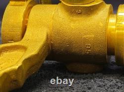 Buse de pulvérisation pour tuyau d’incendie en laiton Elkhart 95 GPM SFL-GN-95 1 1/2 4210-00-465-1906