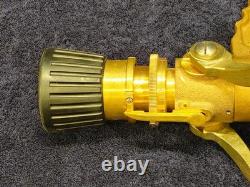 Buse de pulvérisation pour tuyau d’incendie en laiton Elkhart 95 GPM SFL-GN-95 1 1/2 4210-00-465-1906