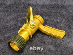 Buse de pulvérisation pour tuyau d’incendie en laiton Elkhart 95 GPM SFL-GN-95 1 1/2 4210-00-465-1906