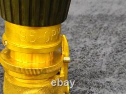Buse de pulvérisation pour tuyau d’incendie en laiton Elkhart 95 GPM SFL-GN-95 1 1/2 4210-00-465-1906