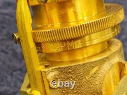 Buse de pulvérisation pour tuyau d’incendie en laiton Elkhart 95 GPM SFL-GN-95 1 1/2 4210-00-465-1906