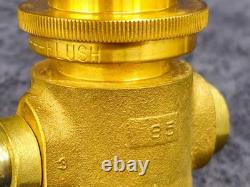 Buse de pulvérisation pour tuyau d’incendie en laiton Elkhart 95 GPM SFL-GN-95 1 1/2 4210-00-465-1906