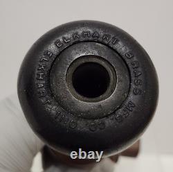Buse de tuyau d'incendie Chief Firefighter Vintage Elkhart Brass Mfg. Co. 8 1/2 pouces