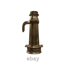 Buse de tuyau d'incendie Larkin en laiton vintage (M78)