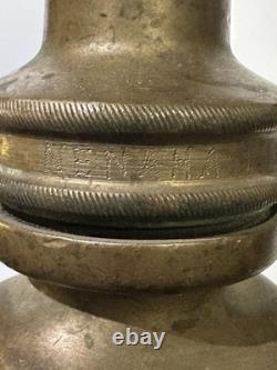 Buse de tuyau d'incendie Vintage Elkhart Chief - Mémorabilia de lutte contre l'incendie 13,5 pouces