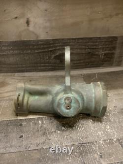 Buse de tuyau d'incendie antique The Fog Nozzle Company Scellé en laiton