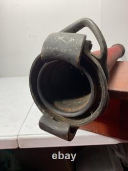 Buse de tuyau d’incendie antique, double poignée, laiton 30