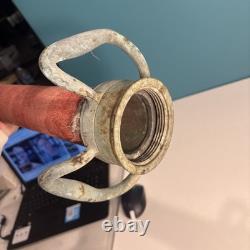 Buse de tuyau d’incendie antique, double poignée, laiton 30
