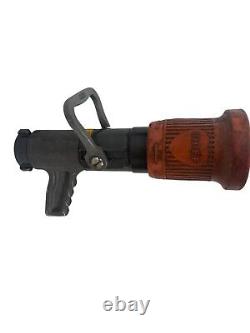 Buse de tuyau d'incendie en acier inoxydable Vintage ELKHART BRASS CHIEF FOG FLUSH 33677