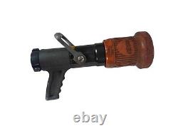 Buse de tuyau d'incendie en acier inoxydable Vintage ELKHART BRASS CHIEF FOG FLUSH 33677