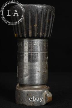 Buse de tuyau d'incendie en acier réglable vintage